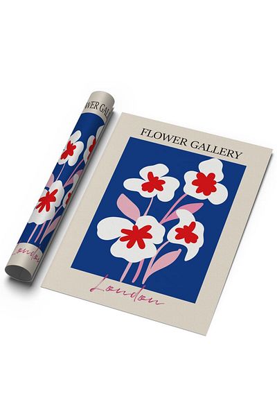 Sweetco Αφίσα της Λονδίνου Flower Gallery - Λουλούδια Γκαλερί