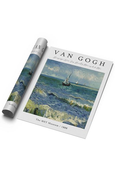 Sweetco Αφίσα Van Gogh Seascape χωρίς πλαίσιο