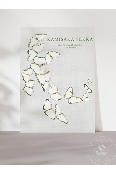 Sweetco Αφίσα One Thousand Butterflies No2 χωρίς πλαίσιο |   Καλλιτεχνική αφίσα Thousand Butterfly No2
