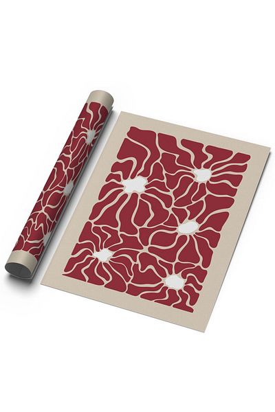 Sweetco Αφίσα Red Flowers No2 χωρίς πλαίσιο |   Αφίσα Red Flowers No2