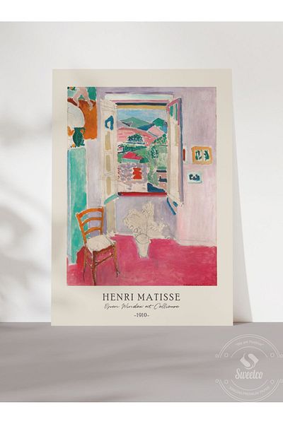 Sweetco Ανοιχτό παράθυρο στο Collioure από τον Henri Matisse Αφίσα χωρίς πλαίσιο