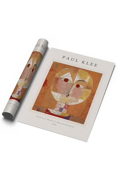 Sweetco Αφίσα Senecio από τον Paul Klee χωρίς πλαίσιο |   Αφίσα τέχνης ζωγράφου τέχνης