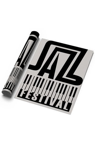 Sweetco Jazz Festival - Μουσική αφίσα πιάνου χωρίς πλαίσιο