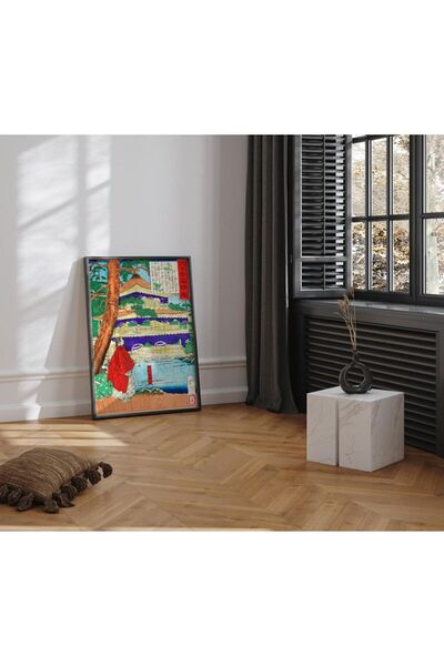 Sweetco Golden Pavilion by Tsukioka Yoshitoshi Çerçevesiz Poster | Japanese Sanat Japon Art Poster