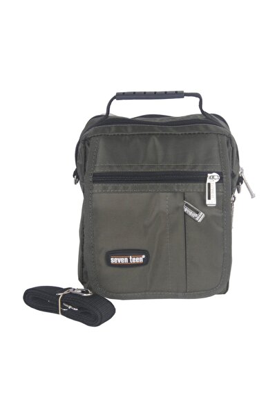 SEVENTEEN Seven Teen Ανδρική τσάντα χιαστί Khaki 2248