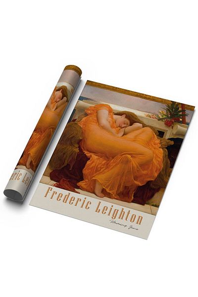 Sweetco Flaming June από τον Frederic Leightoy Αφίσα χωρίς πλαίσιο |   Αφίσα ζωγράφου τέχνης