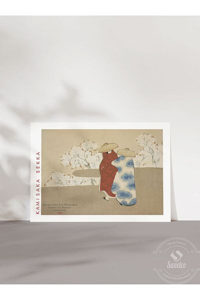 Sweetco Hanami Season από Momoyogusa Flowers από την Kamisaka Sekka Αφίσα χωρίς πλαίσιο
