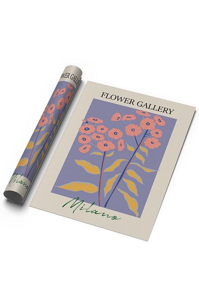 Sweetco Αφίσα Flower Gallery Milano χωρίς πλαίσιο |   Αφίσα της Flower Gallery Milan