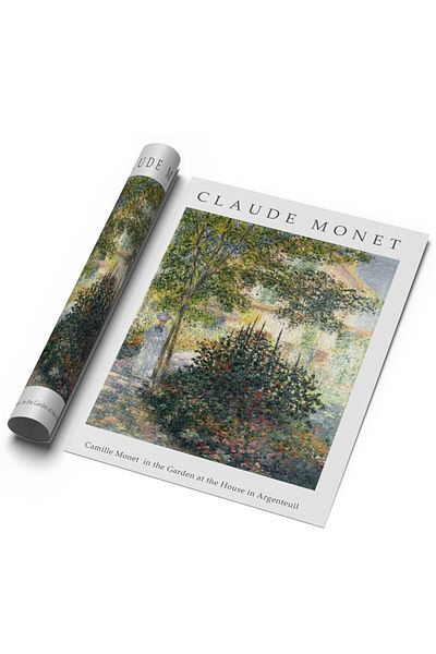 Sweetco Αφίσα Garden by Claude Monet χωρίς πλαίσιο