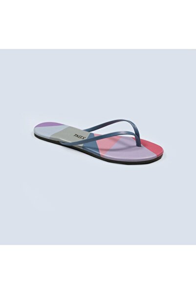 Tkees Tk-2207 Classic Multi-Colored Piece Patterned Flip Flops