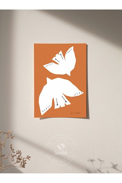 Sweetco Αφίσα Henri Matisse Orange Pigeon χωρίς πλαίσιο