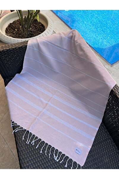 Blue Burgeon %100 Pamuk Havlu Banyo Duş Plaj Havuz Peştemal Ultra Soft Peştem...