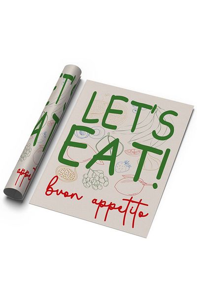Sweetco Ας το φάσουμε - Καλή όρεξη Buon Appetito Kitchen Kitchen Poster