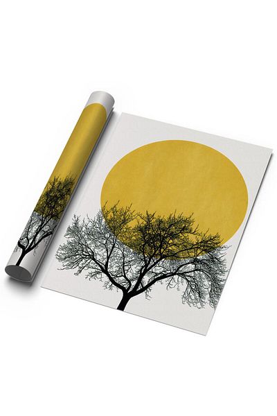 Sweetco Αφίσα χωρίς πλαίσιο Sunny Tree |   Αφίσα Sunny Tree Nature