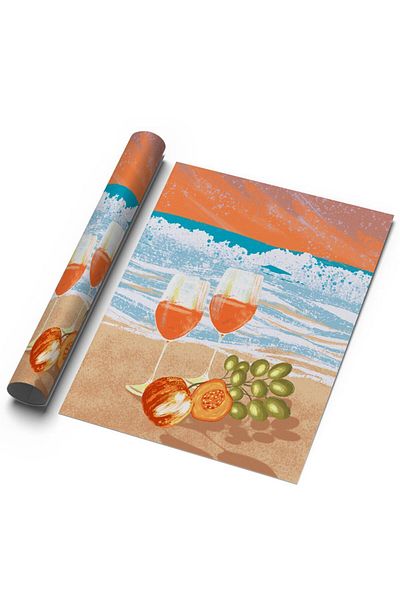 Sweetco Αφίσα χωρίς πλαίσιο Nice Time At The Beach |   Αφίσα Όμορφος Χρόνος στην παραλία