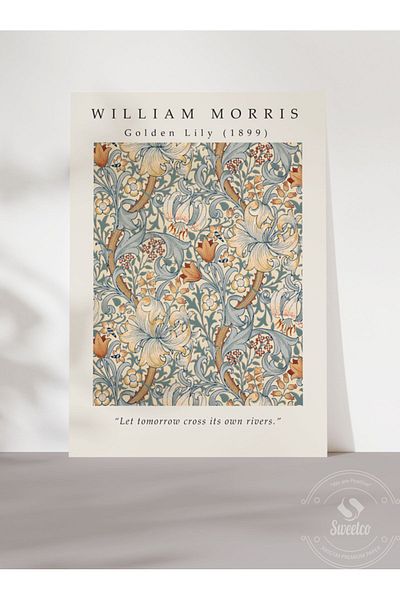 Sweetco William Morris Golden Lily - Αφίσα χωρίς πλαίσιο Golden Lilies
