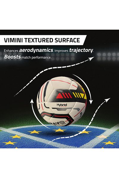Rayo Mission Hybrid Match Football of Size 5 | Material : Polyurethane | Multicolor