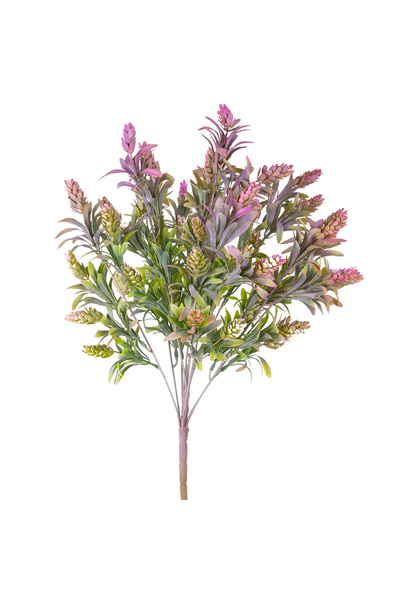 Herdekora Yapay Çiçekli Bitki Mor-yeşil 55 Cm.