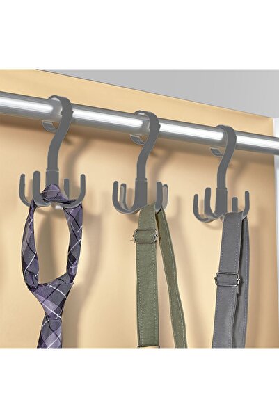 HANK 2 Περιστρεφόμενες κρεμάστρες 360 °   Αξεσουάρ ιμάντας αποθήκευσης γκρι