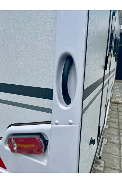 NS PLAST 22cm Gray Caravan Handle Handle