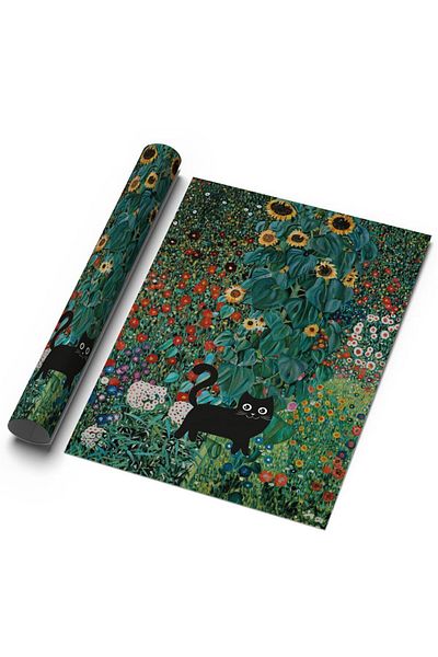 Sweetco Gustav Klimt Cat Series No1 - Προσαρμογή αφίσας χωρίς πλαίσιο