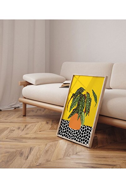 Sweetco Begonia Maculata Çerçevesiz Poster | Botanik Çiçek Flower Poster