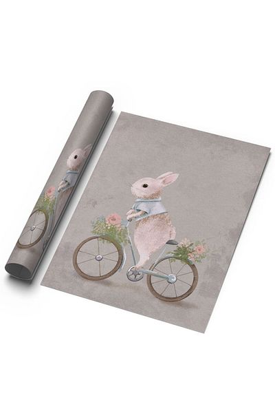 Sweetco Αφίσα χωρίς πλαίσιο Vintage Bunny Series No2 |   Αφίσα παιδικού δωματίου Rabbit Bunny Animal