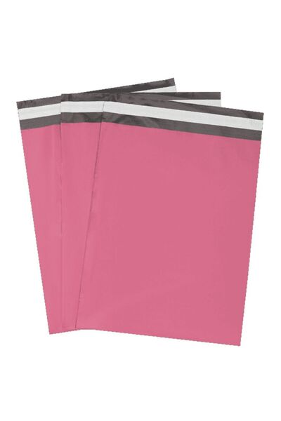 Grdall Pembe Renkli Cepsiz Kargo Poşeti 25 Adet 24x30+5 cm