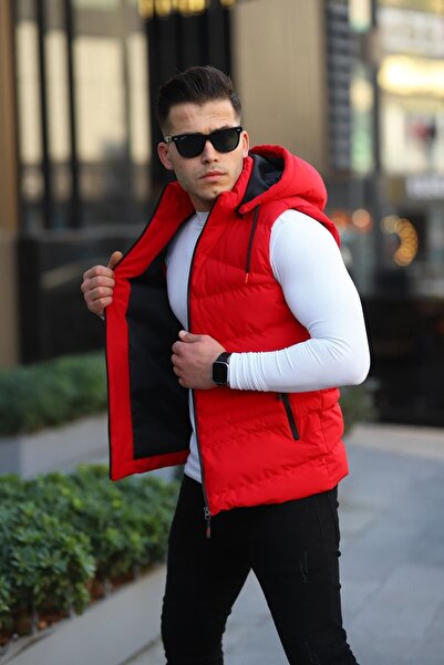 Boymen Waterproof Men's Removable Hooded Vest