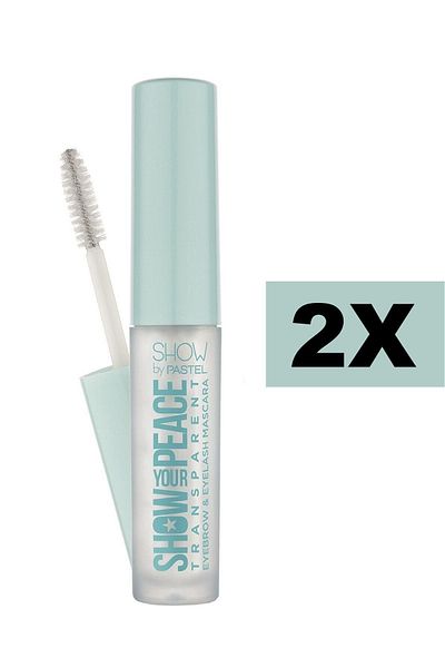 Show by Pastel Transparent Eyebrow and Eyelash Mascara - Show Your Peace 2 Pieces