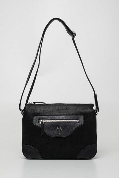 Jacquline Zd257 Black Crossbody Bag