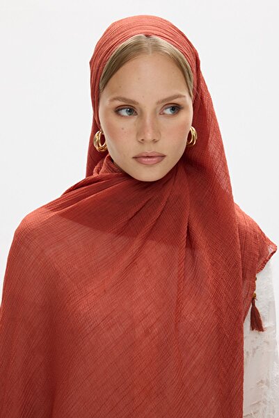 FENZA SCARF فريا شال قطني ملفوف من الموسلين