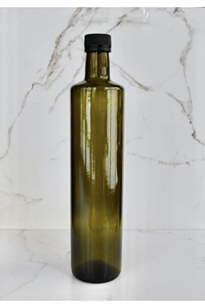 Densa Essential Black Cap Green Glass Bottle Olive Oil Bottle 75 Cl 50 Mm 750 ml Single