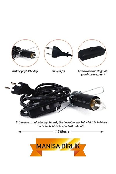 MANİSA BİRLİK HİMALAYA KAYA TUZU LAMBASI 3-4 KG (İTHAL ÜRÜN)