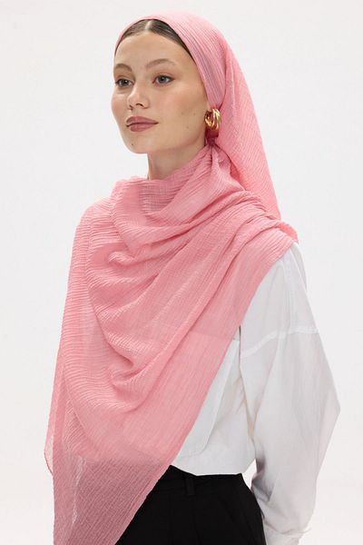 FENZA SCARF Βαμβακερό σάλι Freya Muslin Twisted Tassel