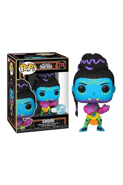 Funko Pop Marvel: Black Panther - Shuri Blacklight Special Edition No:276 Bob...