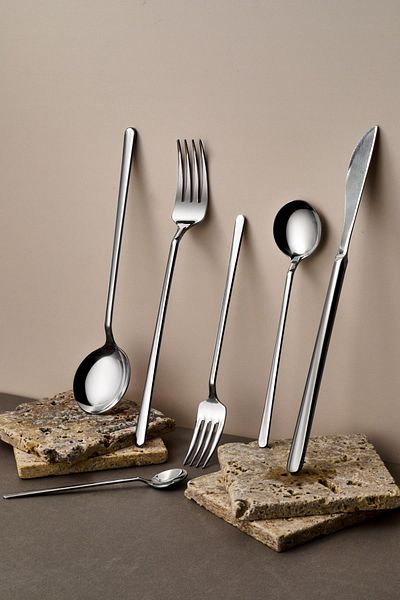 Perotti Moreno 6-Person Silver Set - 36 Piece Fork-Spoon-Knife Set