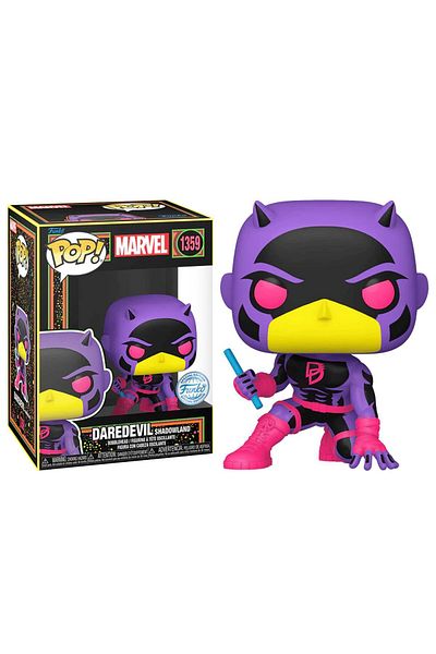 Funko Pop Marvel - Daredevil Shadowland Blacklight Special Edition No:1359 Bobble-Head