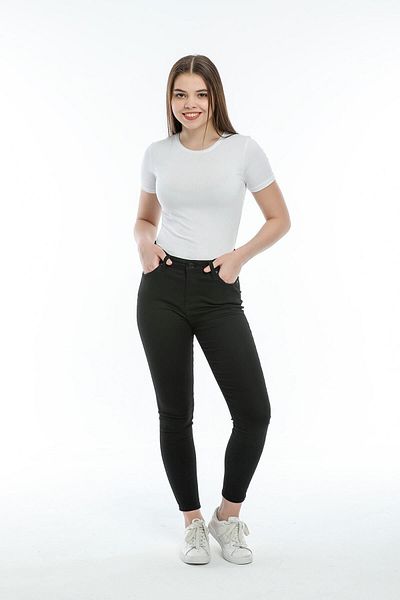 YCG GİYİM Women's White Bodysuit