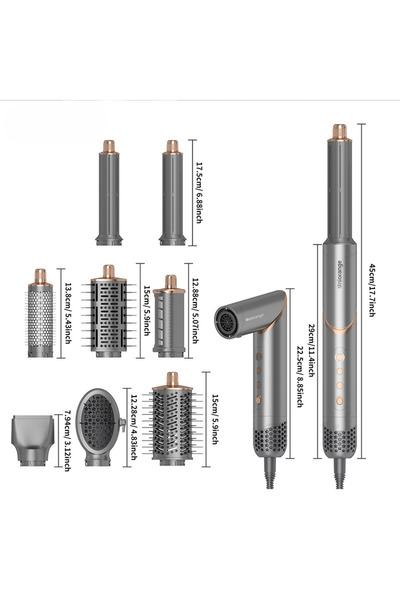 Uniorange M8 8in1 Hair Styling Set