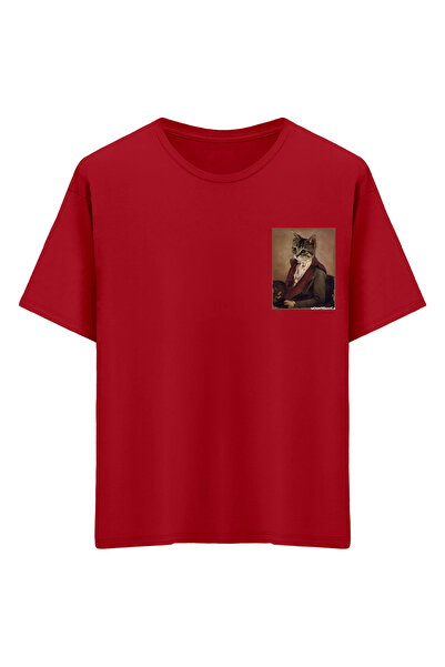 Mounte Bianca Unisex Signor Tabby - Oversize kroj T-shirt