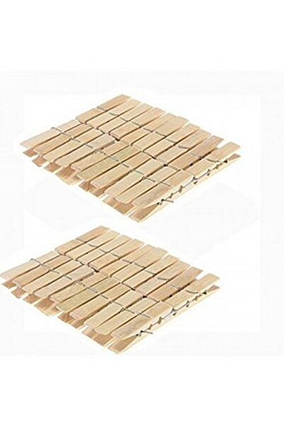 Genel Markalar Ahşap Klasik Mandal 20 Li Paket