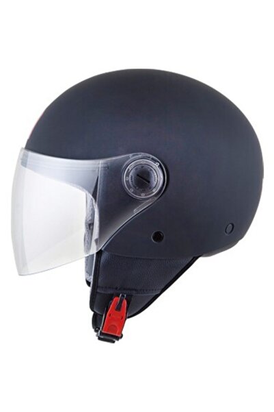 MT Helmets Yarım Kask Kask Jet Street A1 Matt Black