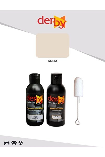 Derby Krem Döşeme Boyası Ve Boya Sonrası Sabitleme Cilası