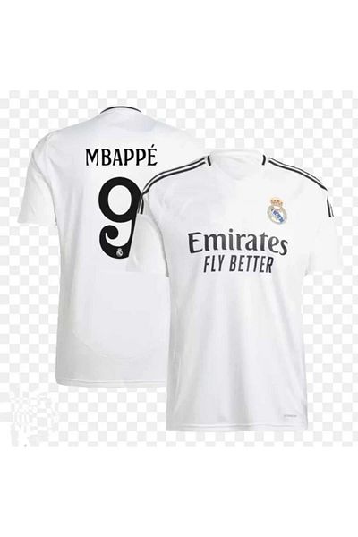 yenteks Mbappe - Tricou pentru adulți, alb, numărul 9, Real Madrid, sezon nou