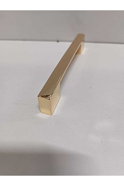 fds Metal Square Gold Furniture Handle Product Double Size 96mm and 128mm