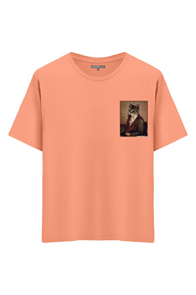 Mounte Bianca Unisex Signor Tabby - Oversize kroj T-shirt