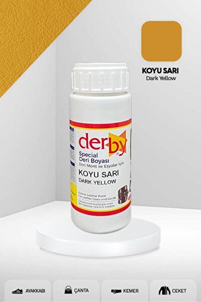 Derby Deri Eşyalar Için Örtücü Yoğun Rötuş Boyası 100 ml - Kartela Renkleri