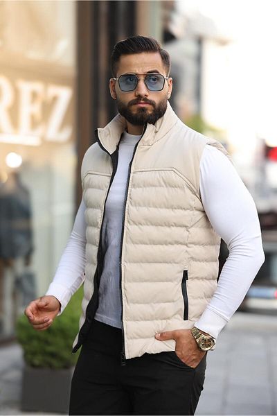 Beige Men Vests Styles Prices Trendyol Page 2