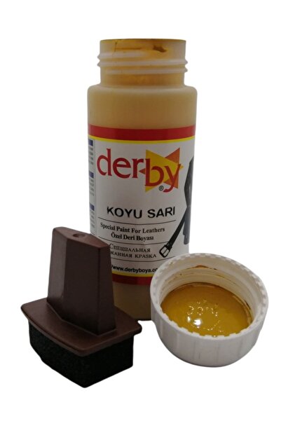 Derby Mont Direksiyon Koltuk Deri Boyası 100ml Ve Saplı Sünger 1 Adet